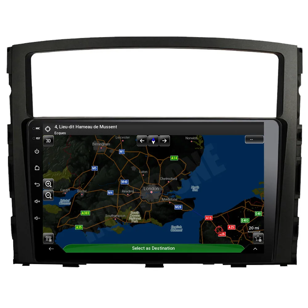 Автомагнитола RoverOne для Mitsubishi Pajero V97 V93 2006 2011 Android 10 автомобильный мультимедийный