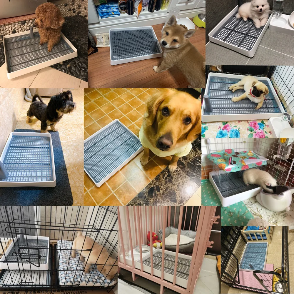 Горшок для собак и щенков горшок домашних с защитной стенкой на каждой стороне