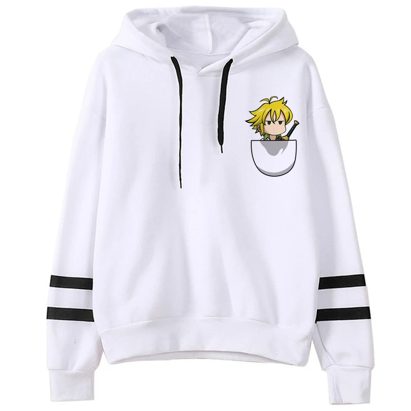 Мужские толстовки с принтом тетрадь смерти семь смертных грехов корейский