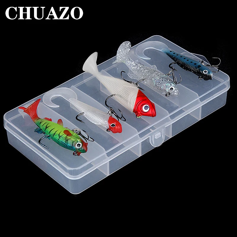 

Рыболовные приманки CHUAZO, мягкие, воблеры, искусственные, силиконовые, для ловли морского окуня, карпа