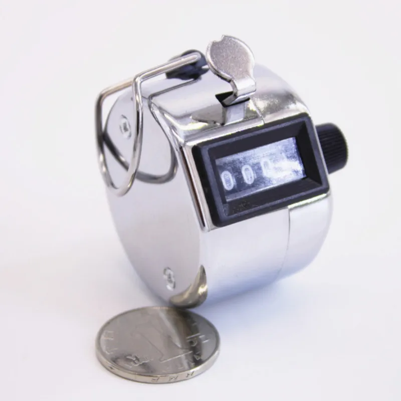 4 цифр Ручной учетный счетчик цифровой Гольф кликер ручная тренировка подсчета