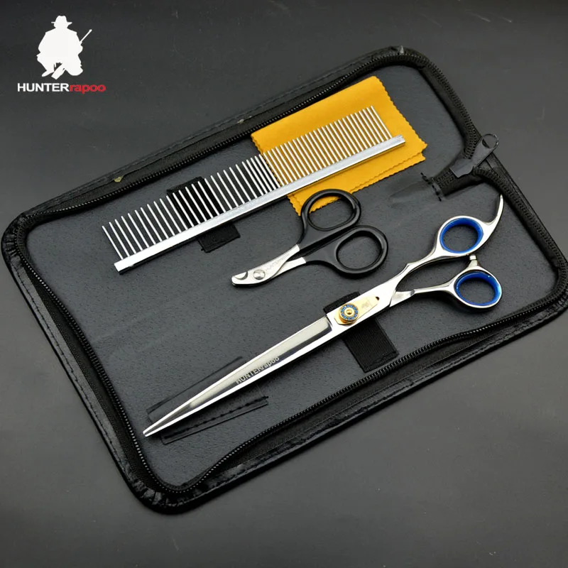 

30% off 8 inch Professional Japan 440C Pet Dog Grooming Scissors Set Dog Shears Hair Cutting Scissors Cat Nails Clipper Trimmer