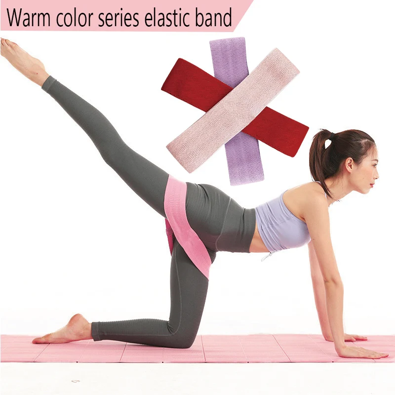 

Resistance Fitness Rubber Bands Expander Elastic Band Anti Slip Hip squat Rubber yoga stretch band Exercise Braided Equipment