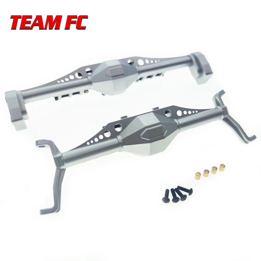 1set Heavy Duty Rc Car Alloy Front Rear Axles Housing For 1/10 Axial Capra 1.9 UTB AXI03000T1 AXI03000T2 AXI03004 Upgrade Parts радиоуправляемый багги axial capra 1 9 unlimited trail buggy 4wd kit масштаб 1 10 axi03004
