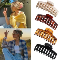 simple style hair claws solid color hair clips hairpins claw clip barrette headwear for women girls ponytail hair accessories