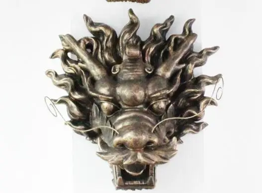 Настенные вешалки с изображением золотого дракона креативные современные