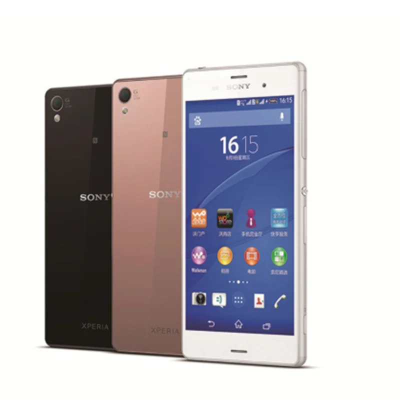 Sony Xperia Z3 D6603 5,2 дюймов одна Sim четырехъядерный 3 ГБ ОЗУ 16 Гб ПЗУ отремонтированный разблокированный телефон nfc