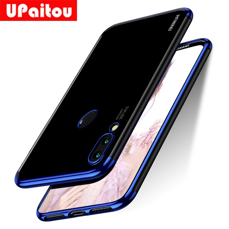 UPaitou для huawei Honor 8X Max 8C Enjoy MAX роскошный позолоченный ТПУ чехол max прозрачный