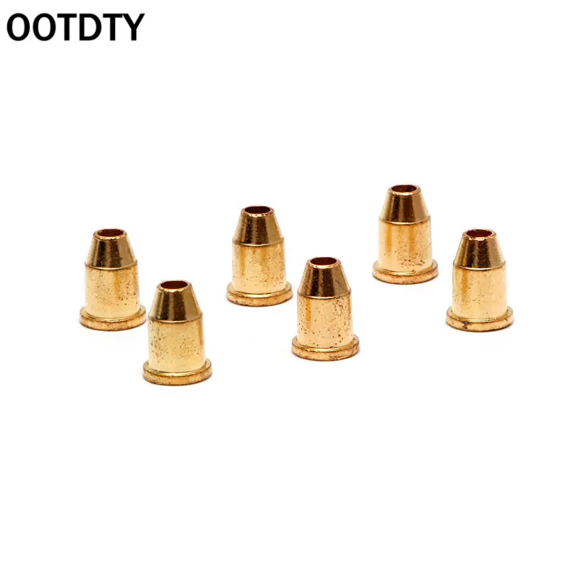OOTDTY 6 шт золотые через тело струны втулки для крепления струн набор