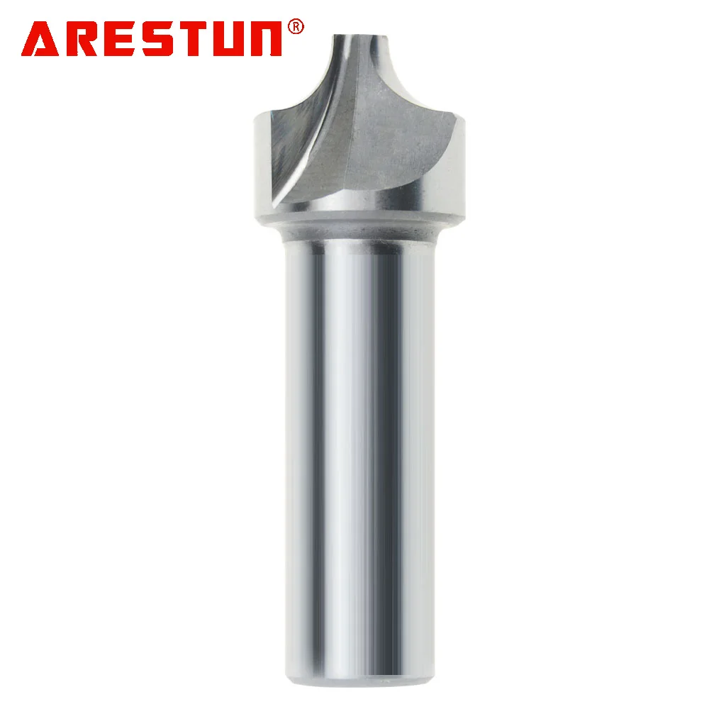 

1pc/set Solid HSS M2 Inner R Angle End Mill 2/4 Flutes Arestun CNC Milling Cutter Chamfering Router Bit