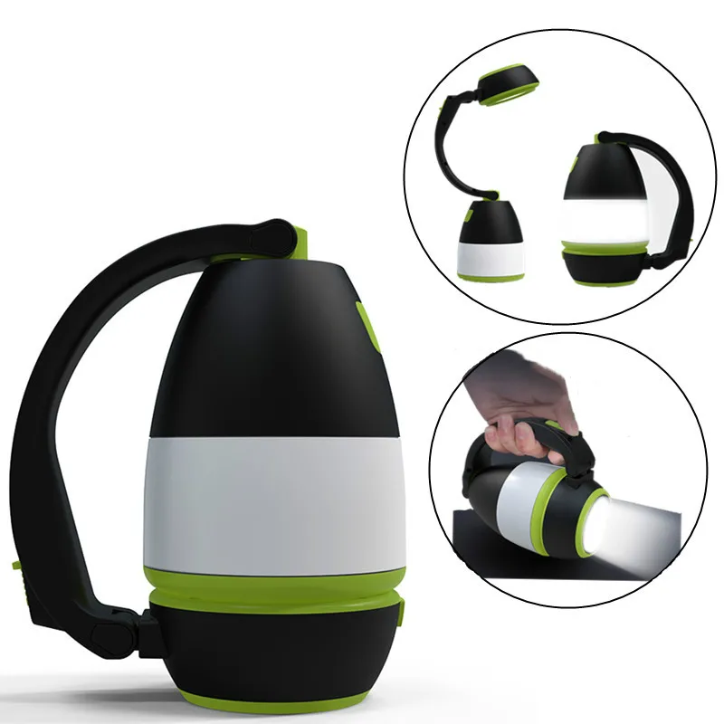 Светодиодный Многофункциональный Кемпинг Светильник USB Перезаряжаемые вспышка