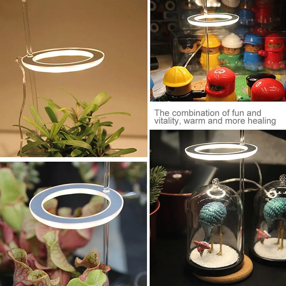 

LED Grow Light Full Spectrum Phytolamp For Plants Usb Angel Ring For Indoor Plant Greenhouse Cultivo Hydroponic Phyto Lamp