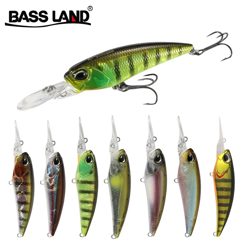 Bassland мини погружающаяся блесна рыболовная приманка Jerkbait 60 мм 6 г искусственная