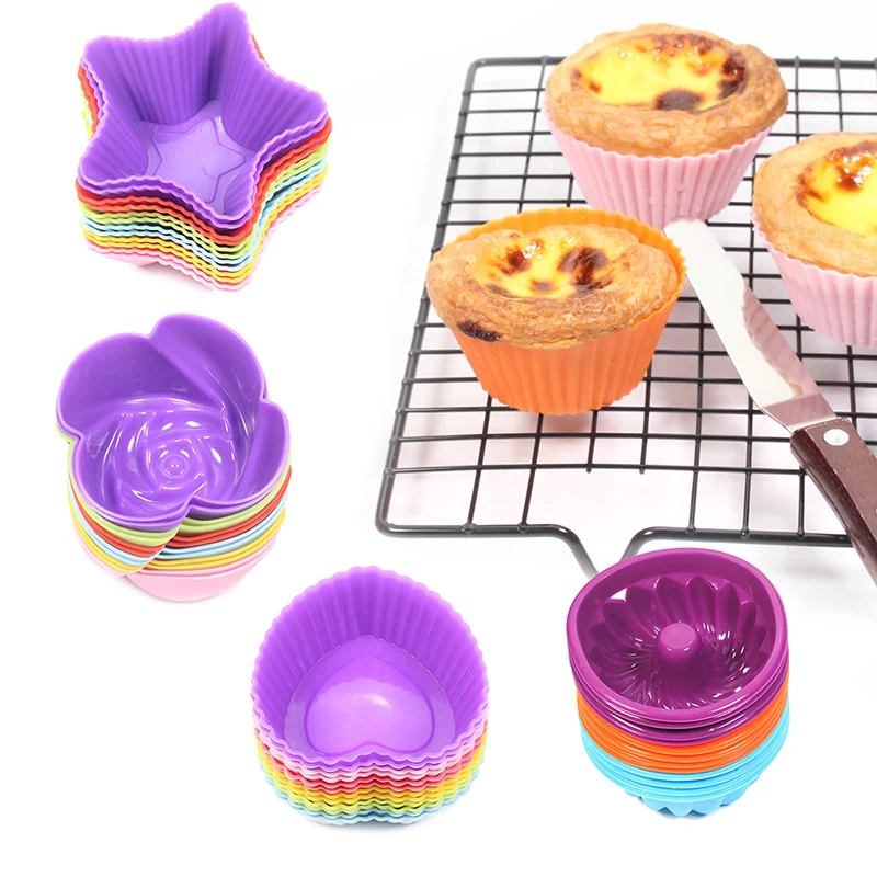 JOYLOVE с антипригарным покрытием 3 дюймов Выпекание Пан розы в форме сердца звезды