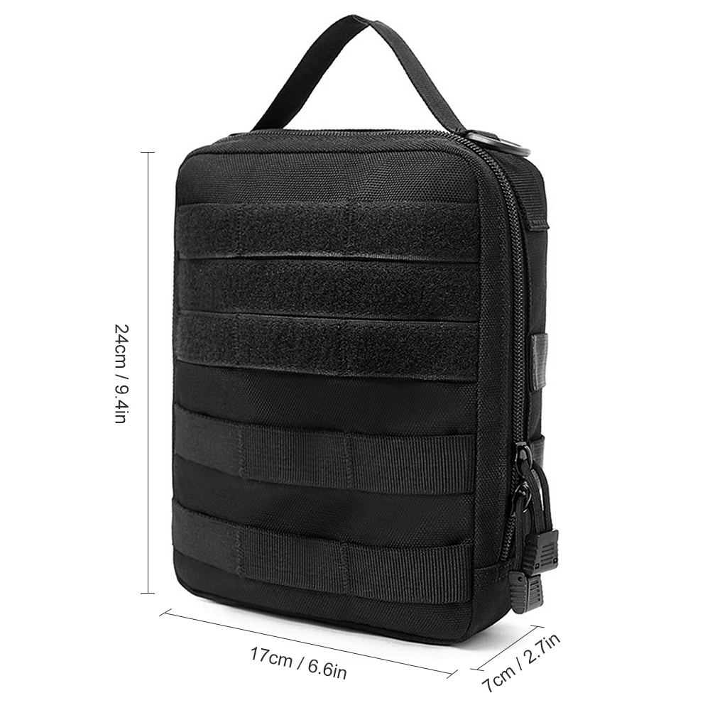 Lixada Тактический нейлоновый Molle Чехол EDC для охоты выживания первый чехол набор