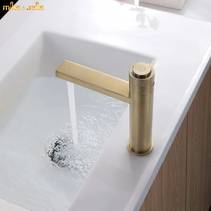 Ванная комната Золотая кисть термостатический бассейн кран меди для матовое