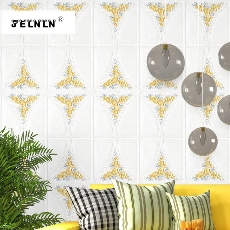 Обои с узором в дамасском стиле Самоклеящиеся 3d наклейки на стену декоративные