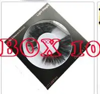 BOX 10 Заказная этикетка посылка коробка для ресниц, без ресниц внутри пользовательская Личная этикетка круглая коробка для продажи kklashes - Цвет: BOX 10