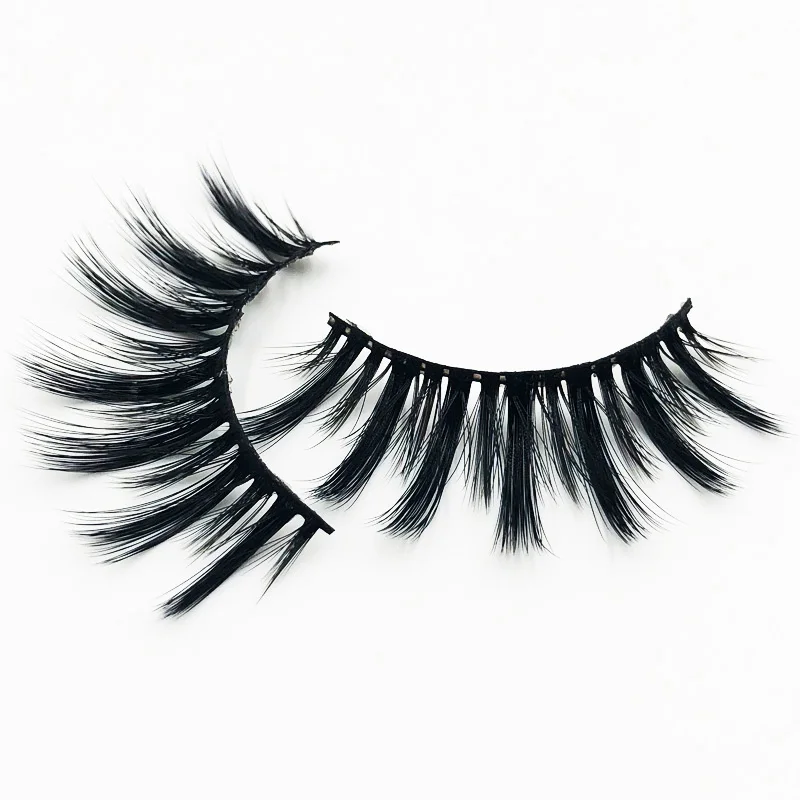 

Flash Girl FG005 100% Handmade Eye Lashes 3D Mink Eyelashes Thick False Eyelashes With Laser Packing Custom Logo