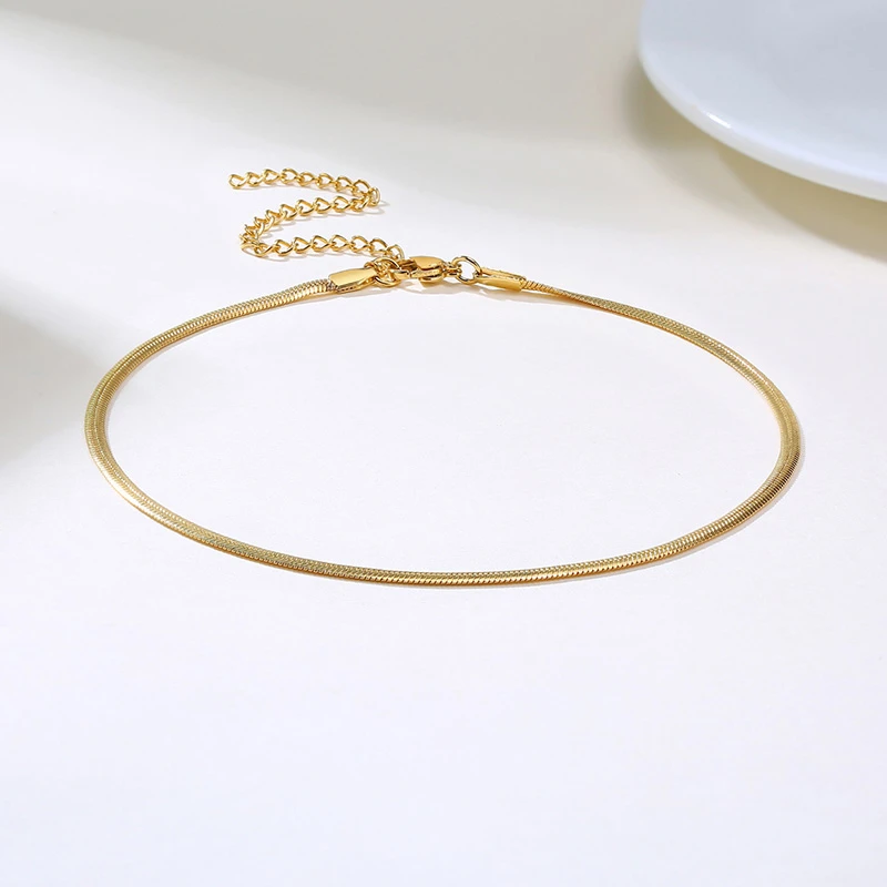 Элегантные Чокеры Vnox из нержавеющей стали с звеньями 3/4 мм|Цепочки| |