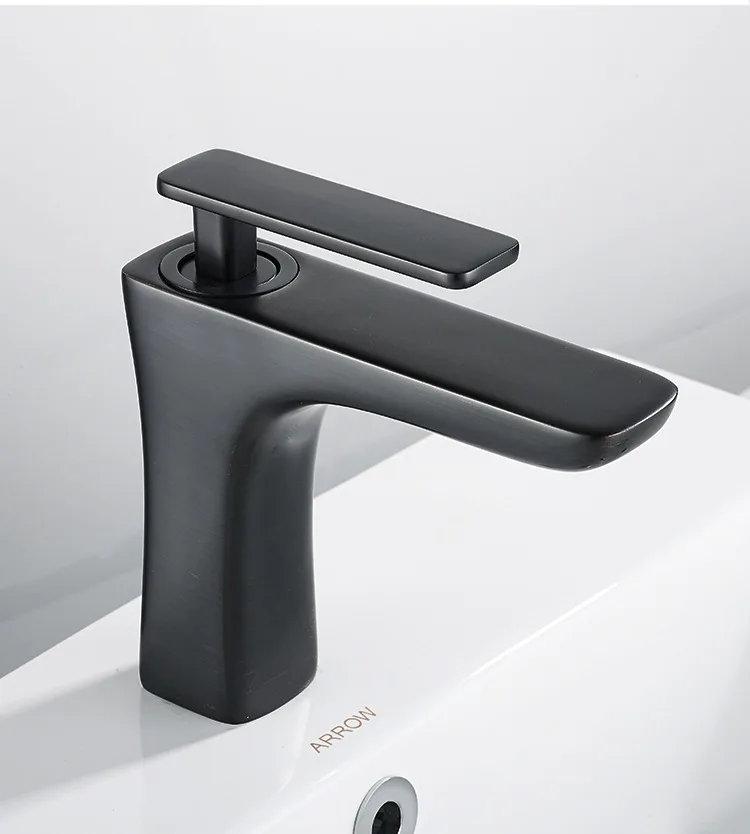 

White Gold: War In Paradise Color Water Tap Modern On The Stage Basin Basin Foramina Singulare Hot And Cold Full Copper Roast
