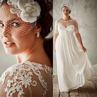 bohemian beach wedding dresses a line o neck sleeveless floor length appliques tulle zipper bridal gowns vestido de casamento