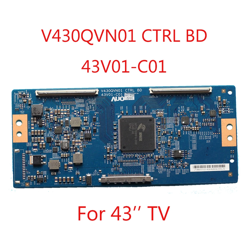 V430QVN01 CTRL BD 43V01-C01 43 ''T Con Board для 43" TV Logic оригинальный продукт 43V01 C01 дюйма |