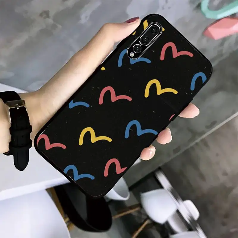 

Japan Superior Evisuy Phone Case For Huawei G7 G8 P7 P8 P9 P10 P20 P30 Lite Mini Pro P Smart Plus Black Soft TPU Cove Fundas