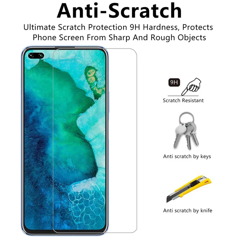 Защитное стекло закаленное для huawei honor view v 10 20 30 pro v10 v20 v30|Защитные стёкла и плёнки