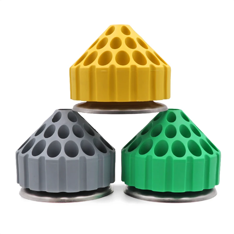 

1pc 35 Holes 360 Degree Rotating Storage Box Dental Plastic Bur Holder Block Case Dental Material For Dental Lab 3 Colors