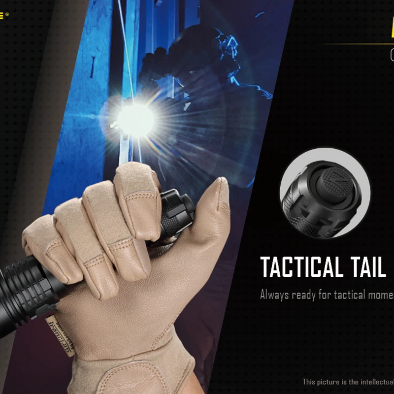 2021 NITECORE MH25S USB-C Rechargeable LED Flashlight 1800 Lumens Luminus SST-40-W Includes 21700 Battery Torch Portable Outdoor | Лампы и