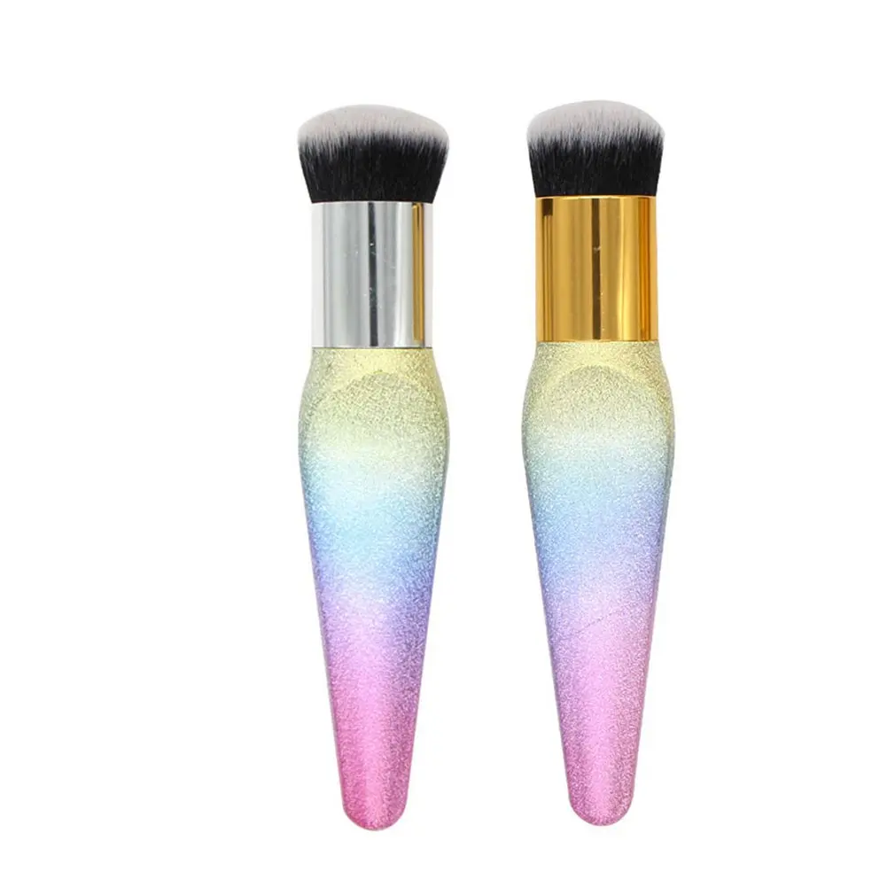 1 шт. маленькая кисть для тональной основы металлическая высококлассная