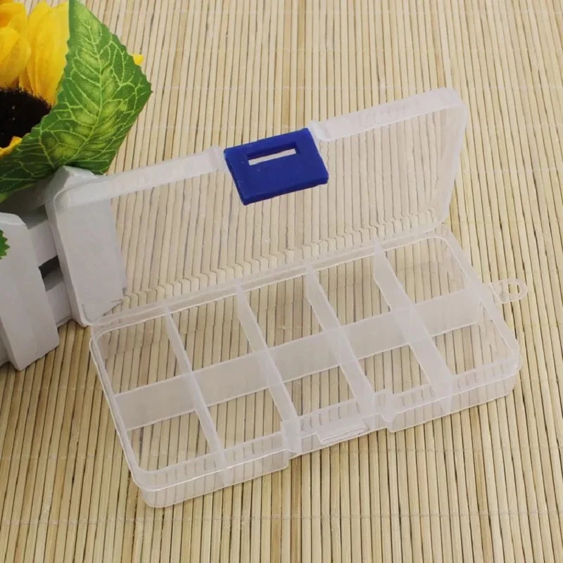 Органайзер Пластиковый прозрачный с 10 отделениями 1 шт. |