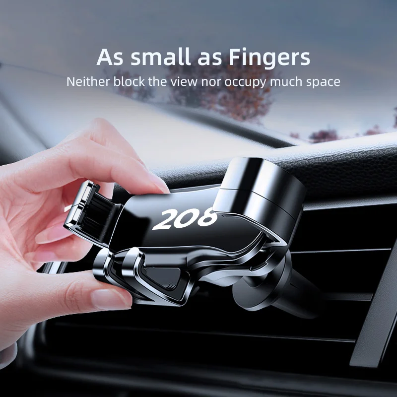 

Для Peugeot 208 крепление на выходное отверстие кондиционера, кронштейн для телефона, кронштейн для навигации в автомобиле, аксессуары для помещ...