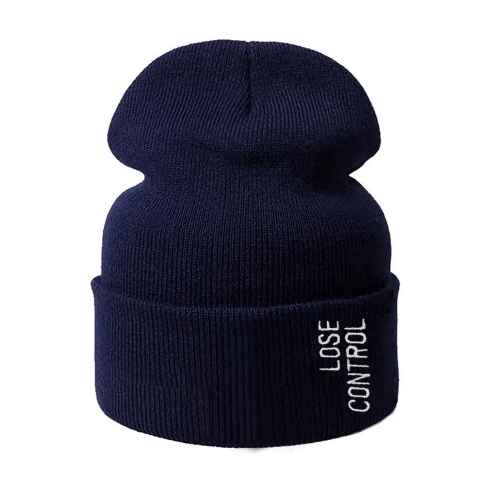 

Winter IWINTER 2020 Beanie Hat Men Women Knitted Warm Skullies Beanies Fashion Autumn Couple Embroidery Trend Hip Hop Hats gorro