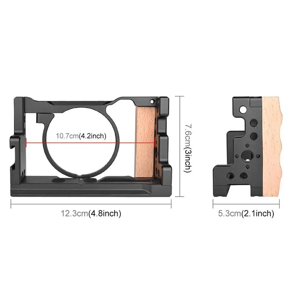 

Camera Aluminum Rabbit Cage Accessories For Sony RX100VI/II B8Z1
