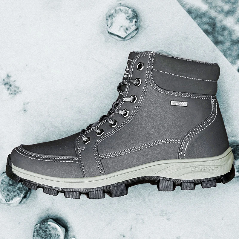 AX BOXING/2019 зимняя обувь зимние ботинки мужские повседневные Зимние ботильоны