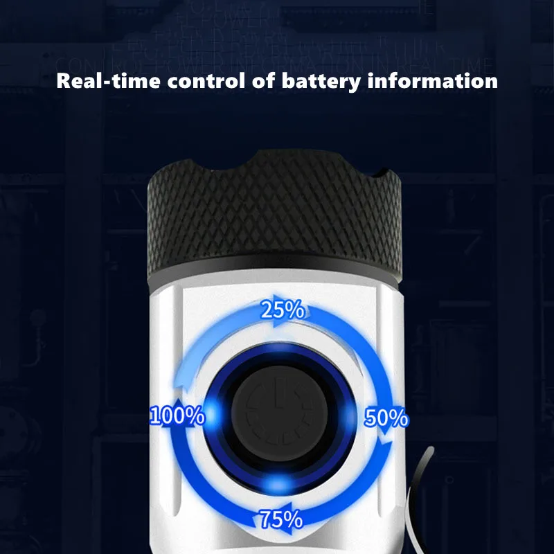 Bestellen Neue 4 * XPG Power Taschenlampe Aluminium Legierung Outdoor Wasserdichte Taktische Mini Wiederaufladbare LED Taschenlampe Tasche Taschenlampe