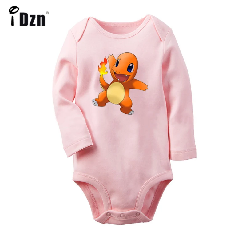 Мультфильм Покемон чармандер Чаризард Сквиртл Новорожденный ребенок боди малыш