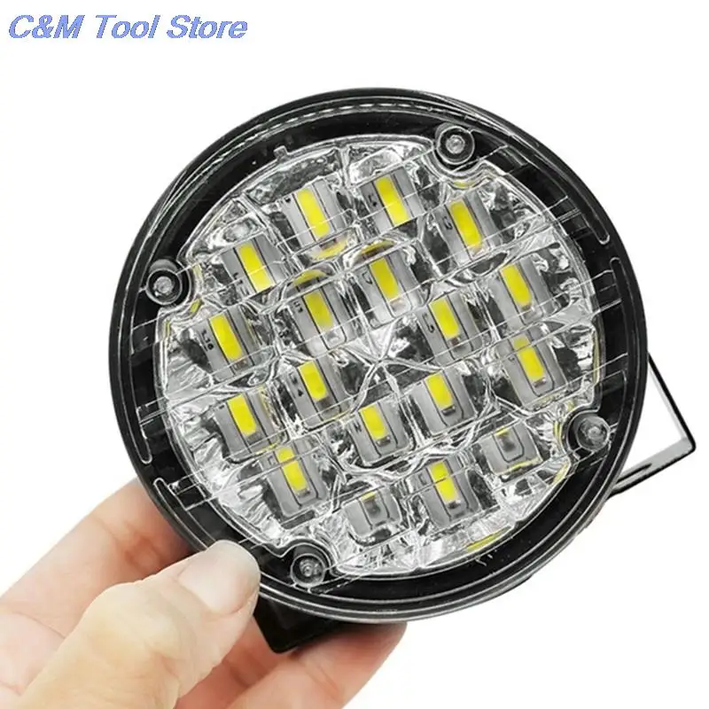 2019 Новый светодиодный круглый прокат для дневных ходовых огней светильник 2X 12V 18