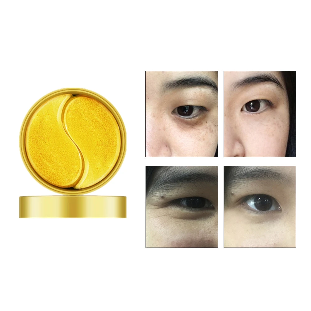 Коллагеновая маска для глаз с изображением черного чая 60 шт. лучше всего подходит