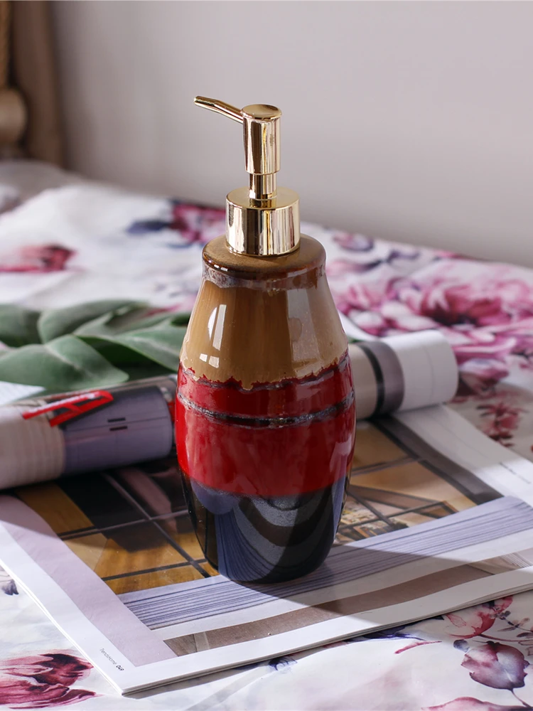 

Bathroom Accessories Ceramic Soap Dispenser Foam Soap Dispenser Dispenser Bottle Hand Sanatizer Kitchen Sanitizer Bottle Holder