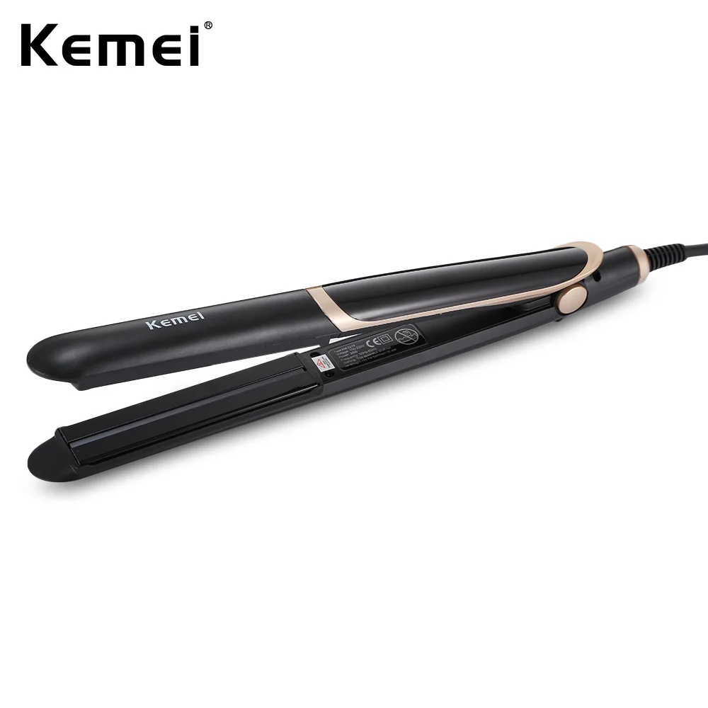 

Kemei-2219 Infrared Flat Iron Hair Straightener Professional Thermostatic Ceramic Coating Curler Styling Tools Hair Flat Iron