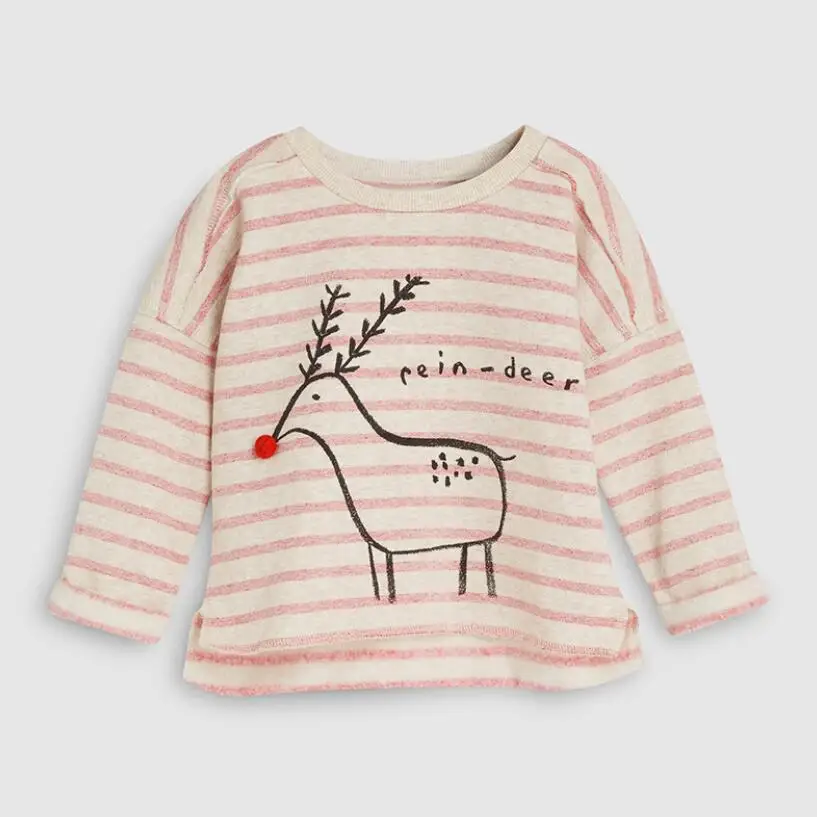 Little maven/детская брендовая одежда для маленьких девочек Осенний хлопковый топ с