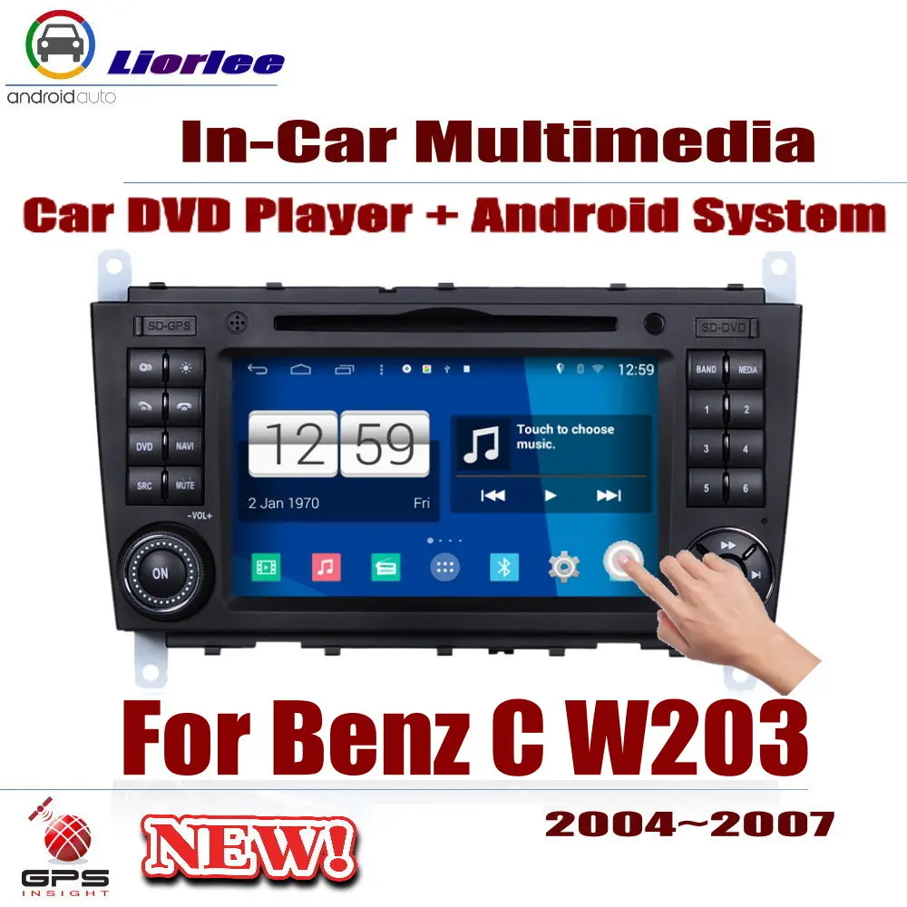 

For Mercedes-Benz C-Class W203 2004-2007 Car Android Player GPS Navigation Displayer System Audio Video In Multimedia Head Unit