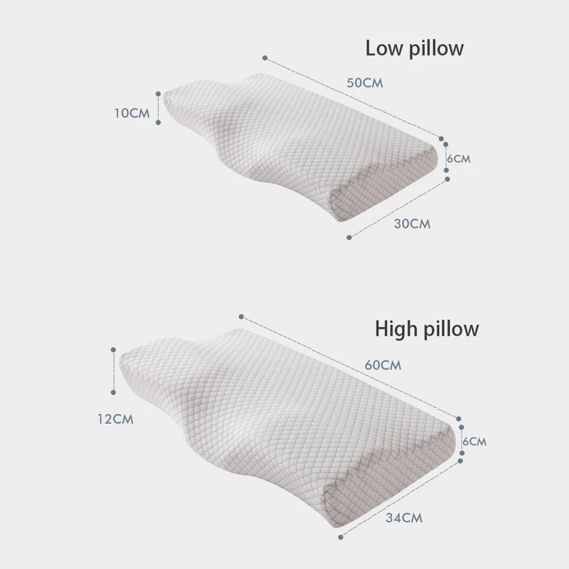 xiaomi pillow memory foam bedding pillow neck protection slow rebound memory foam butterfly shaped pillow health cervical neck free global shipping