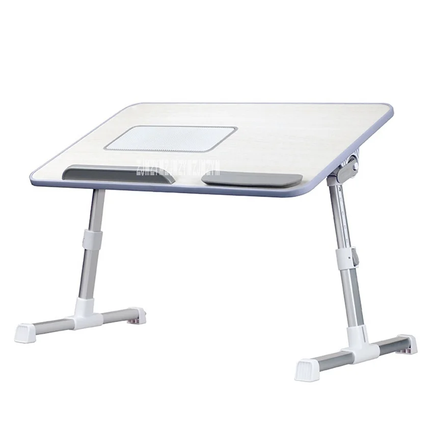 

A8L Foldable Laptop Table Multipurpose Bed Computer Desk Height-Adjustable Usb Cooling Fan Non-Slip Hand Bracket Wide Desktop