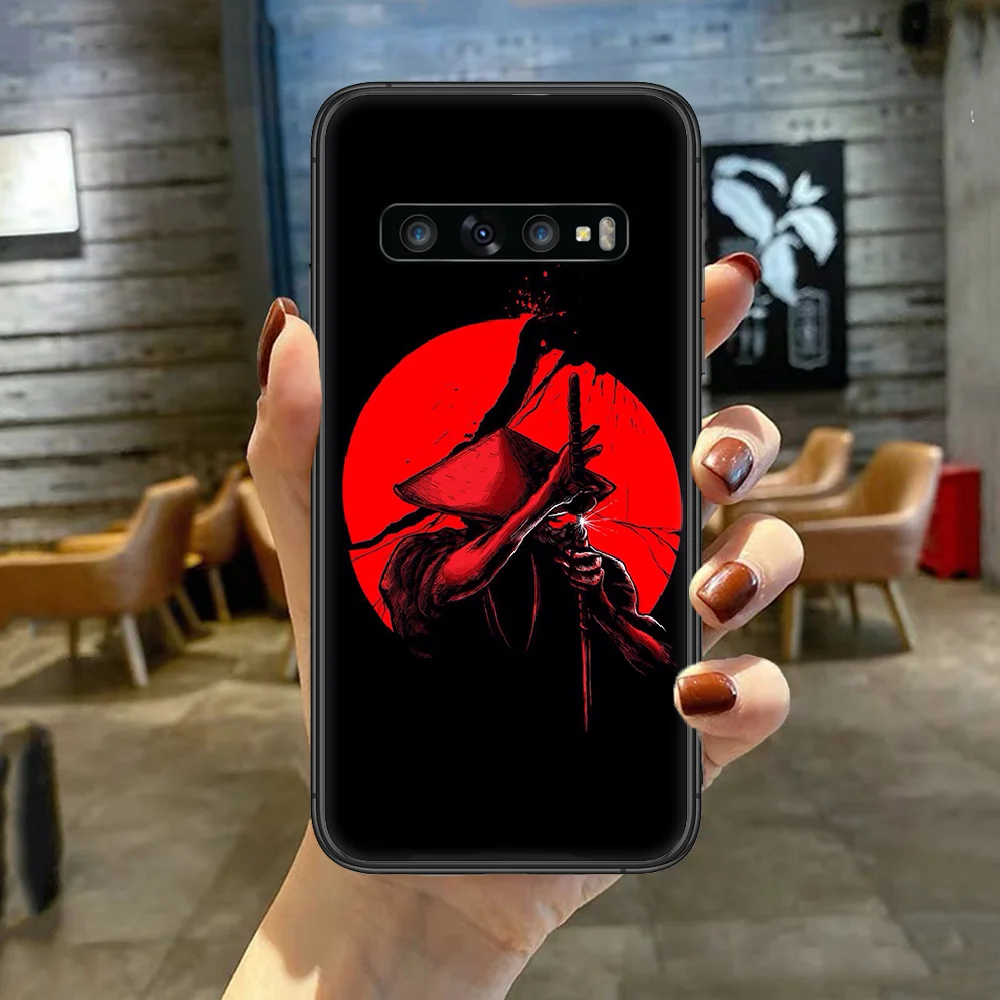 

Japanese Samurai Style Phone Case Cover For For SamSung Galaxy S Note 7 8 9 10 20 Uitra Plus E Lite Black black Cell Soft