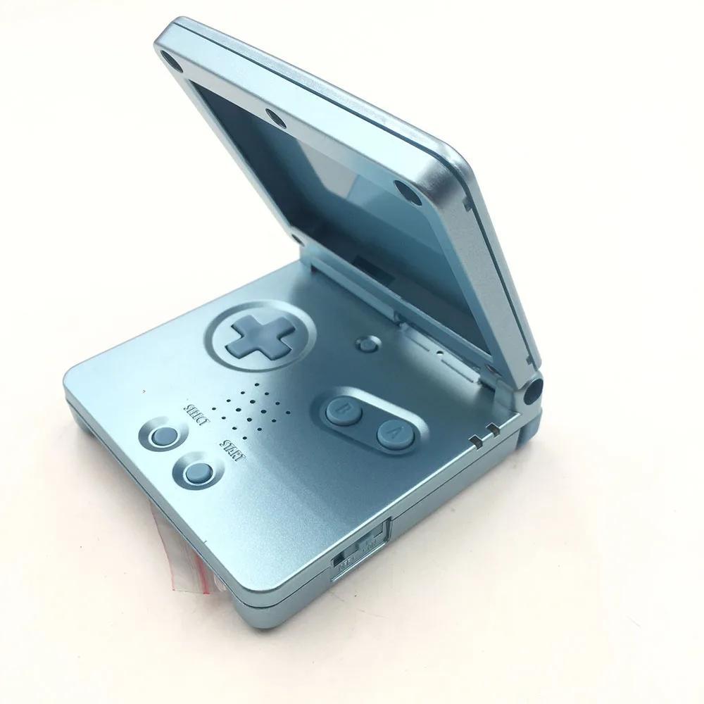 LightBlue LightBlue 12 комплектов крутой DIY Корпус чехол+ красочные кнопки для игра Nintendo GBA Boy SP Advance консоль - Цвет: LightBlue LightBlue