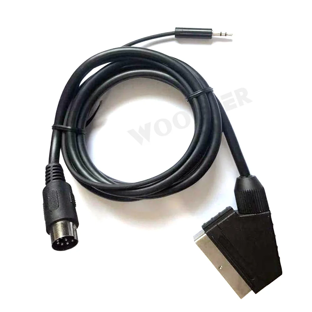 Для SEGA Genesis 1 AV кабель RGB Scart TV Lead с 3 5 мм аудио портом PAL консоли игровые аксессуары |